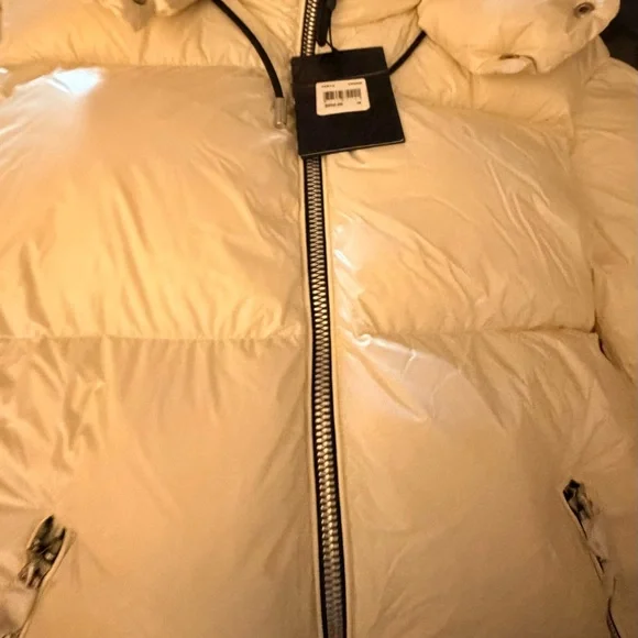 Men's White Puffer Jacket